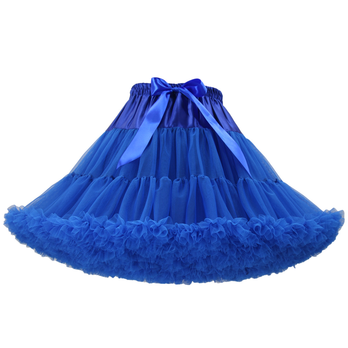 ARBXD Jupe Tutu pour Femme, en Tulle Uni et Volumineux, Style Princesse, Jupe de Ballet, Robe de Performance pour Fête, Vêtements pour Femme