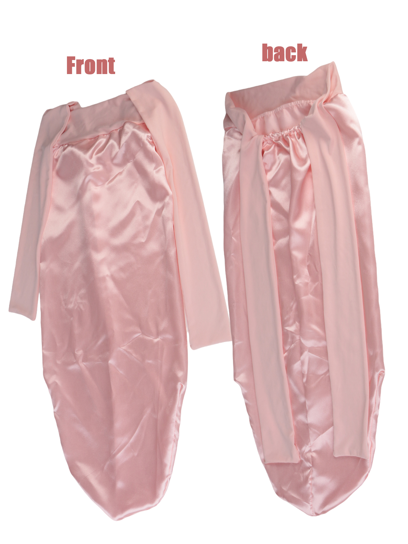 Bonnet de nuit long et ample en satin élastique pour femme avec ruban, respirant, turban, couvre-chef de sommeil, bandanas