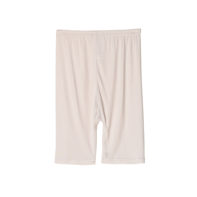 InjPants-Pantalon de pyjama mûrier pour femme, grande taille, anti-lumière et respirant, pantalon de sécurité fin, été