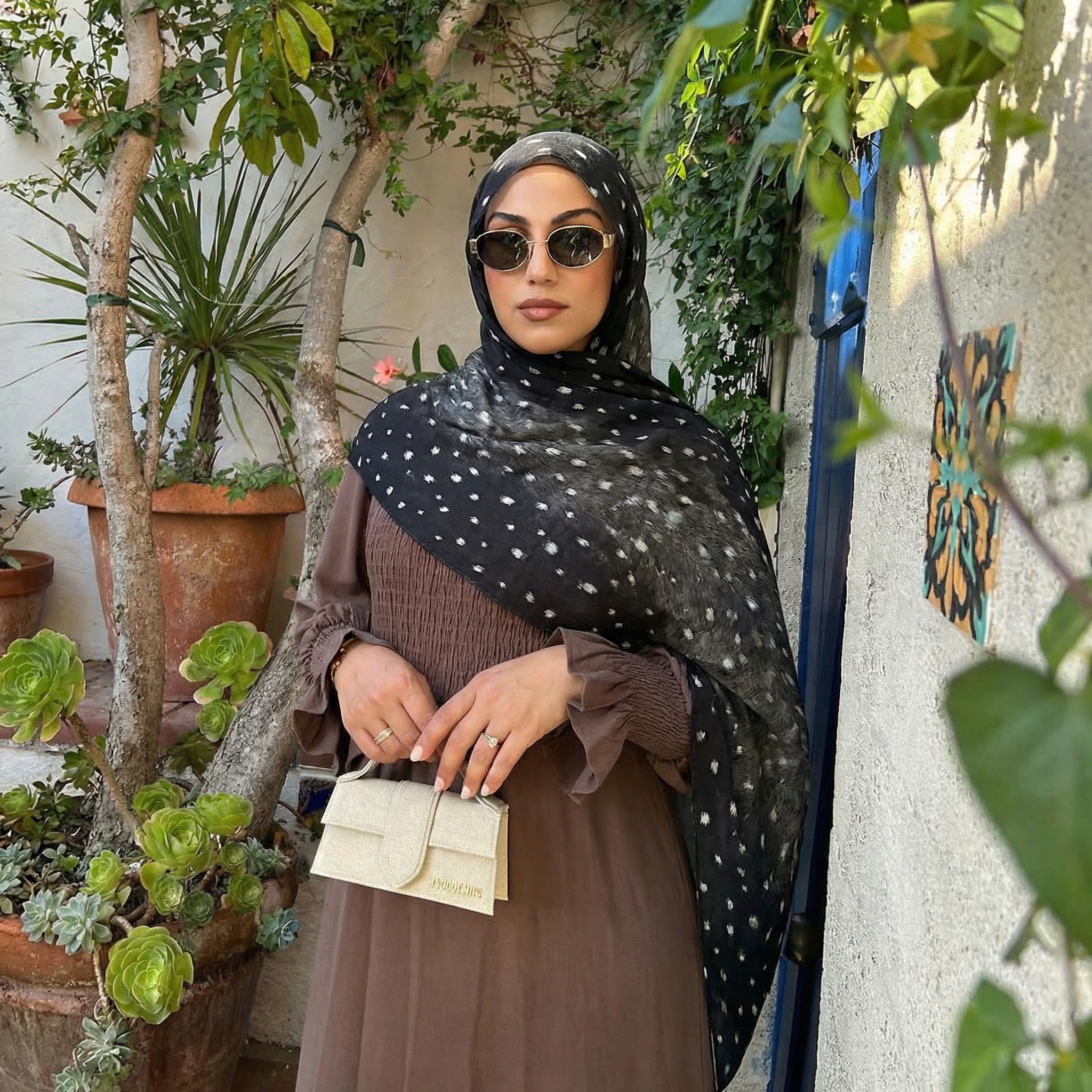 Foulard Hijab Musulman à Imprimé Cerf, Doux et Léger, Bandana, Voile de Prière Islamique, Écharpe Quotidienne pour le Cou, Accessoire