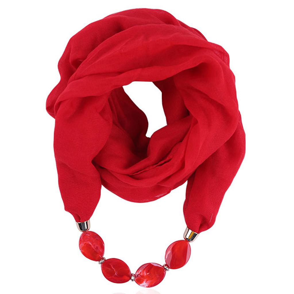 Femmes coton lin collier pendentif écharpe Style ethnique doux collier écharpe créateur de mode écharpe ethnique bijoux collier écharpe