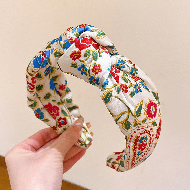 Bandeaux à nœud en tissu pour femmes et filles, bandeaux de sauna à fleurs, cerceau de cheveux féminin, vêtements de sauna larges, accessoires pour cheveux, mode