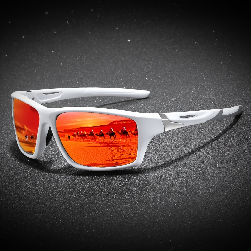 Nouvelles lunettes de soleil de sport polarisées pour hommes, monture de lentille TAC de haute qualité, bord complet, Protection UV, alliage décoratif, pour l'escalade