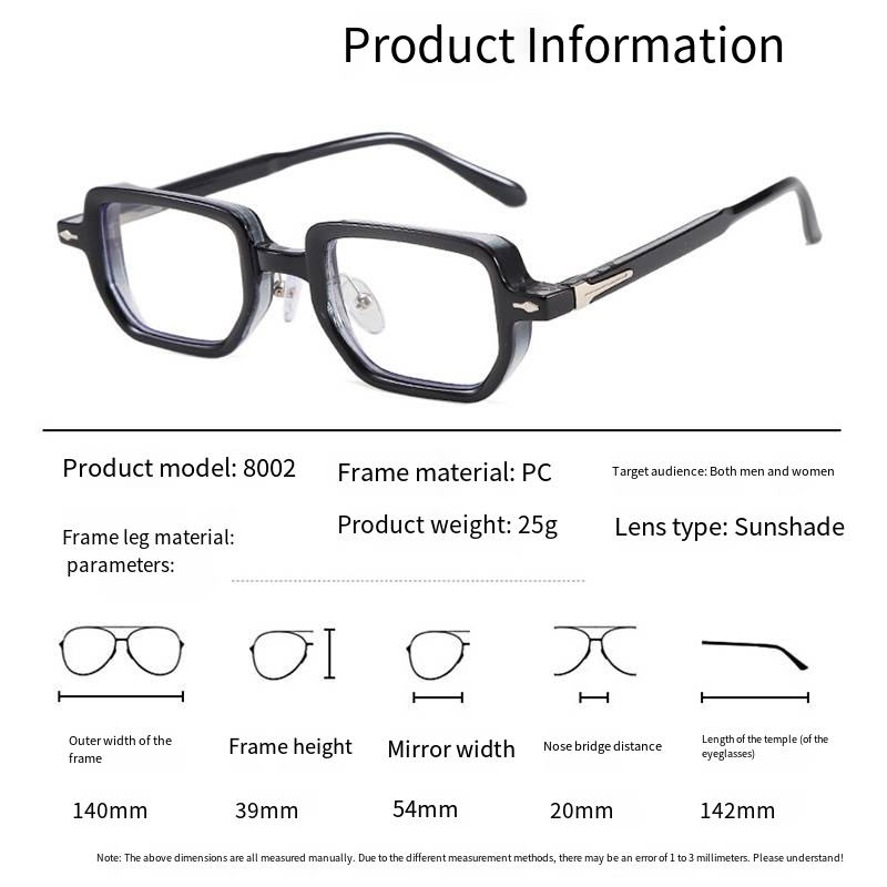 Lunettes carrées Vintage, monture unisexe ultralégère, haute définition, Anti lumière bleue, lentille transparente, lunettes optiques