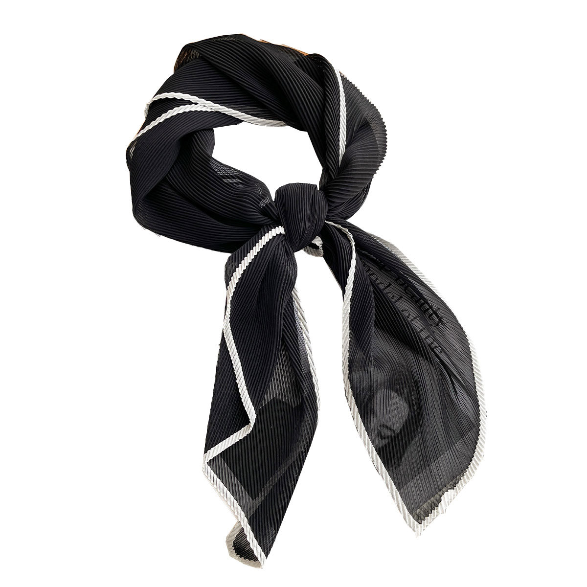 Foulard carré uni en tencel fin, respirant et doux pour la peau, idéal pour la plage ou comme foulard de tête
