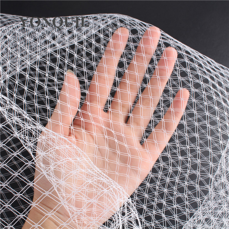 Voile Double Cage à Oiseaux pour Fascinateurs, Chapeaux de Gatineau, Filet pour Patients, Accessoires pour Cheveux, Décor DIY à la Main pour Enfants, 1 Yard/Lot