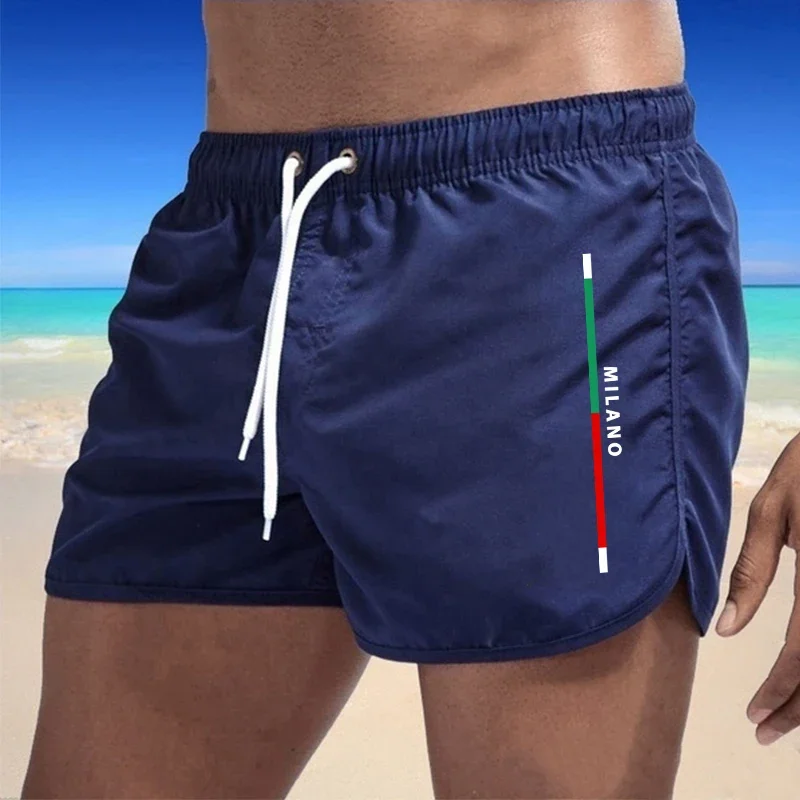 Shorts de plage pour hommes 2026, imprimés, décontractés, séchage rapide, pour le surf, la natation, le jogging en extérieur
