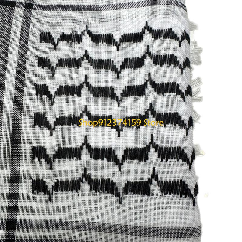 G5ae confortable Arafat Headscarf kffiyeh foulard pour les hommes à usage quotidien événement culturel