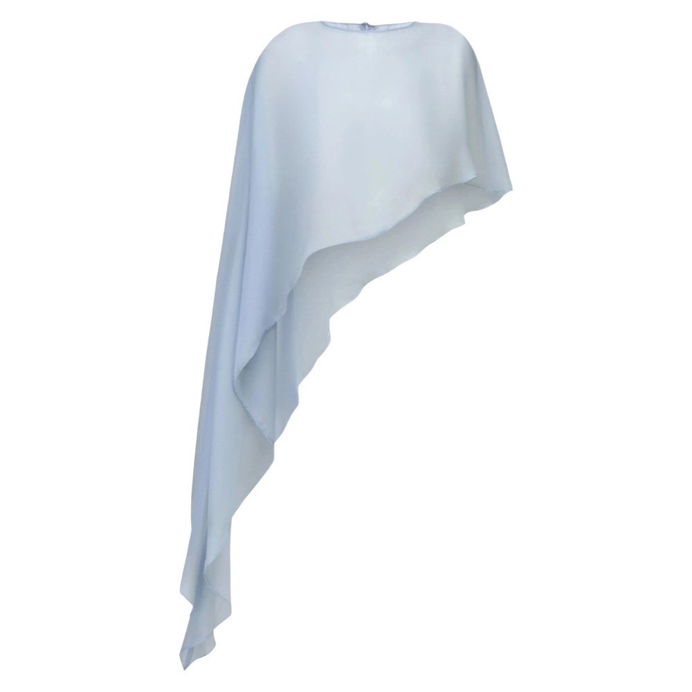 Cape châle d'été en mousseline transparente élégante pour femme, asymétrique et irrégulière, en maille, pour mariage et soirée