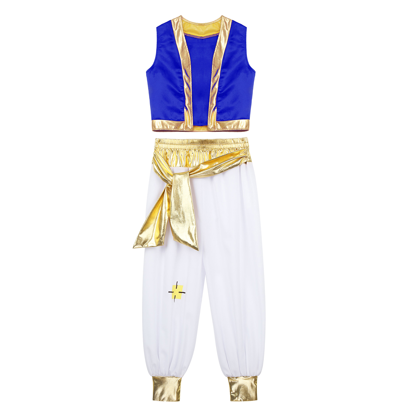Costume arabe pour garçons, prince arabe, déguisement, veste, gilet, pantalon harem, costume pour Halloween, carnaval, spectacle de scène