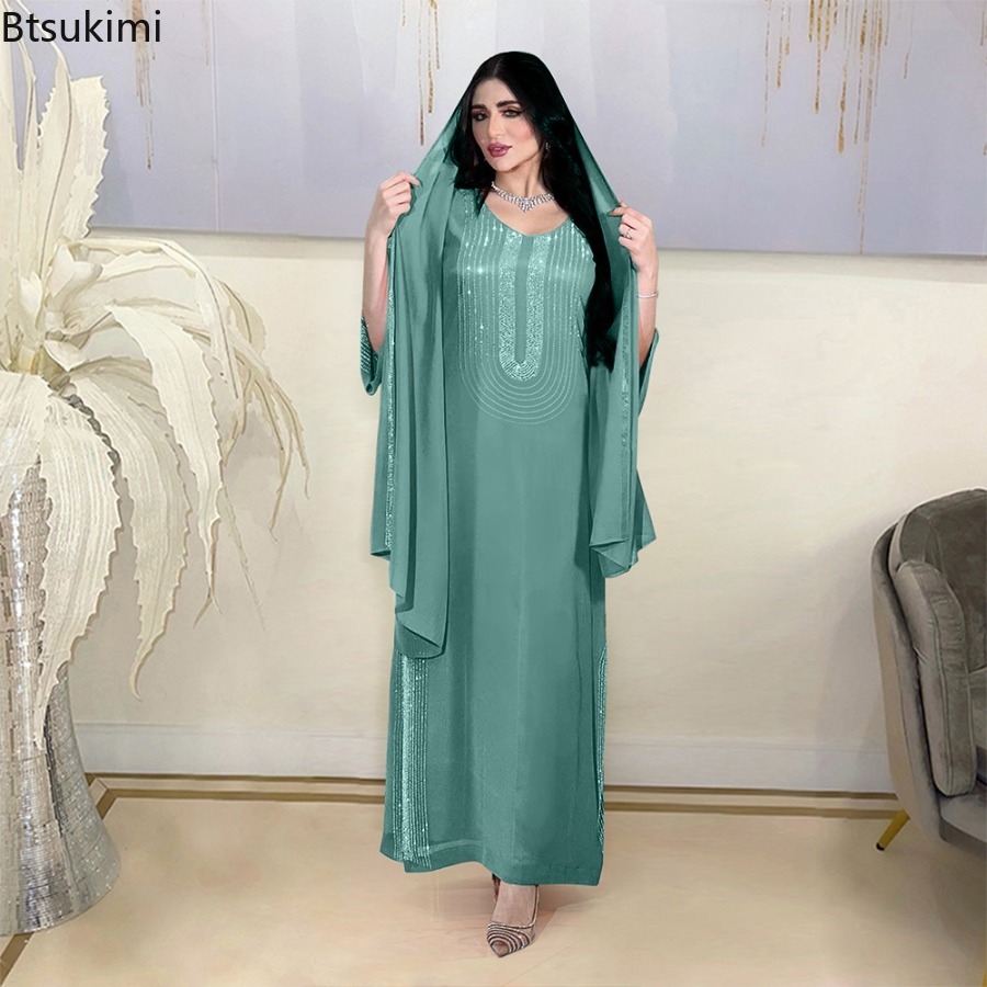 Robes de soirée saoudiennes pour femmes, mode musulmane, abayas élégantes, vestidos, kaftan décontracté du Maroc, robe islamique du Moyen-Orient, robe femme