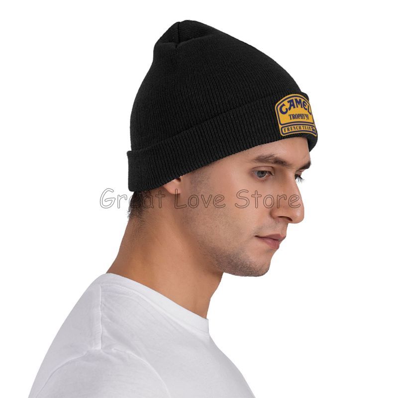 Camel Trophy 91 Bonnet Chapeaux Unisexe Élastique Tricot Chapeau Hiver Chaud Skullies Bonnets Casquette Head Wrap Caps pour Voyage Camping en Plein air