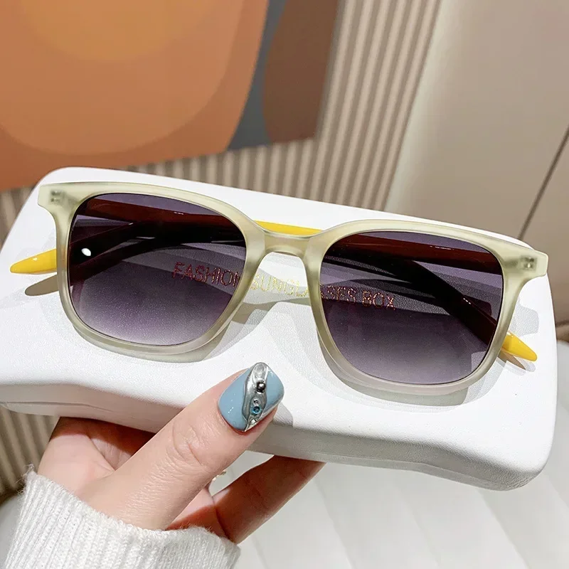 Lunettes de soleil unisexes tendance, nouvelles lunettes de soleil rétro vintage pour femmes, lunettes de myopie ultralégères, lunettes de protection UV pour l'extérieur avec prescription