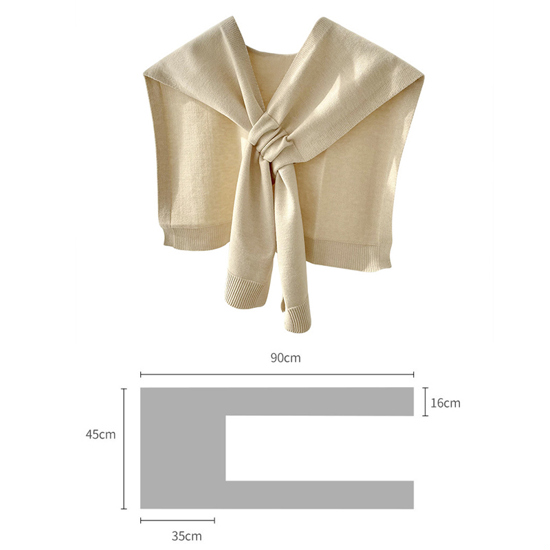 Écharpe de protection de cou coréenne pour femme, châle chaud, chemisier en laine d'hiver, écharpe nouée, cache-col faux, document solide