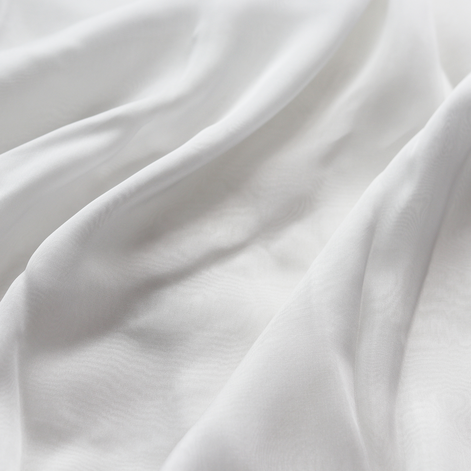 Tissu Chiifon en Viscose de soie blanche transparente, 1 mètre, 8mm, peinture à la mode, tissus artisanaux, breloque en soie, artisanat de décoration de mariage