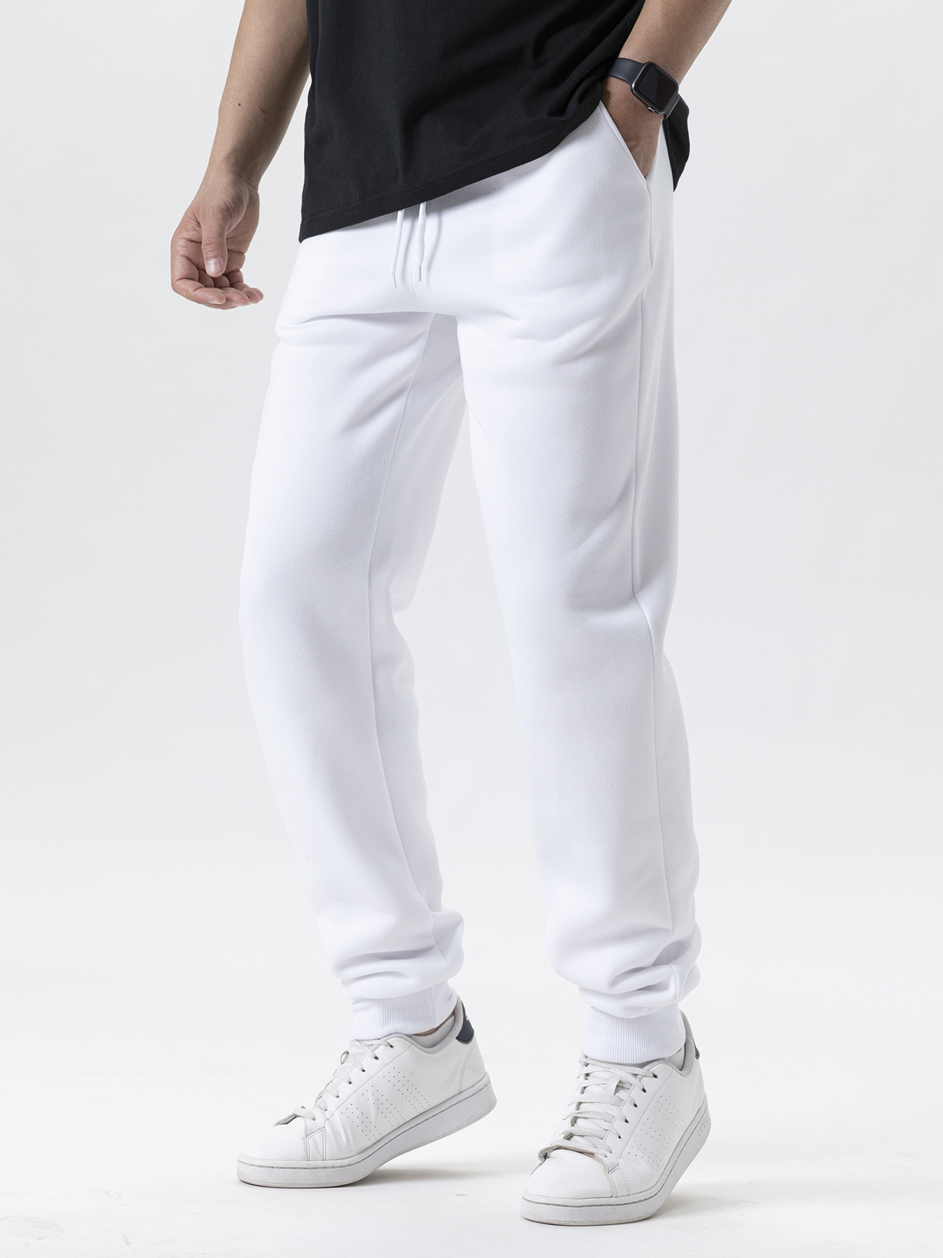 Pantalons décontractés pour hommes automne hiver pantalons de survêtement en polaire hommes Joggers taille élastique Sport pantalons décontractés Baggy Fitness vêtements de Sport