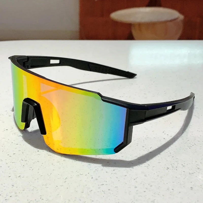 Lunettes de soleil de sport pour hommes, légères, surdimensionnées, pour le cyclisme, la conduite, la pêche, lunettes de soleil miroir tendance pour femmes