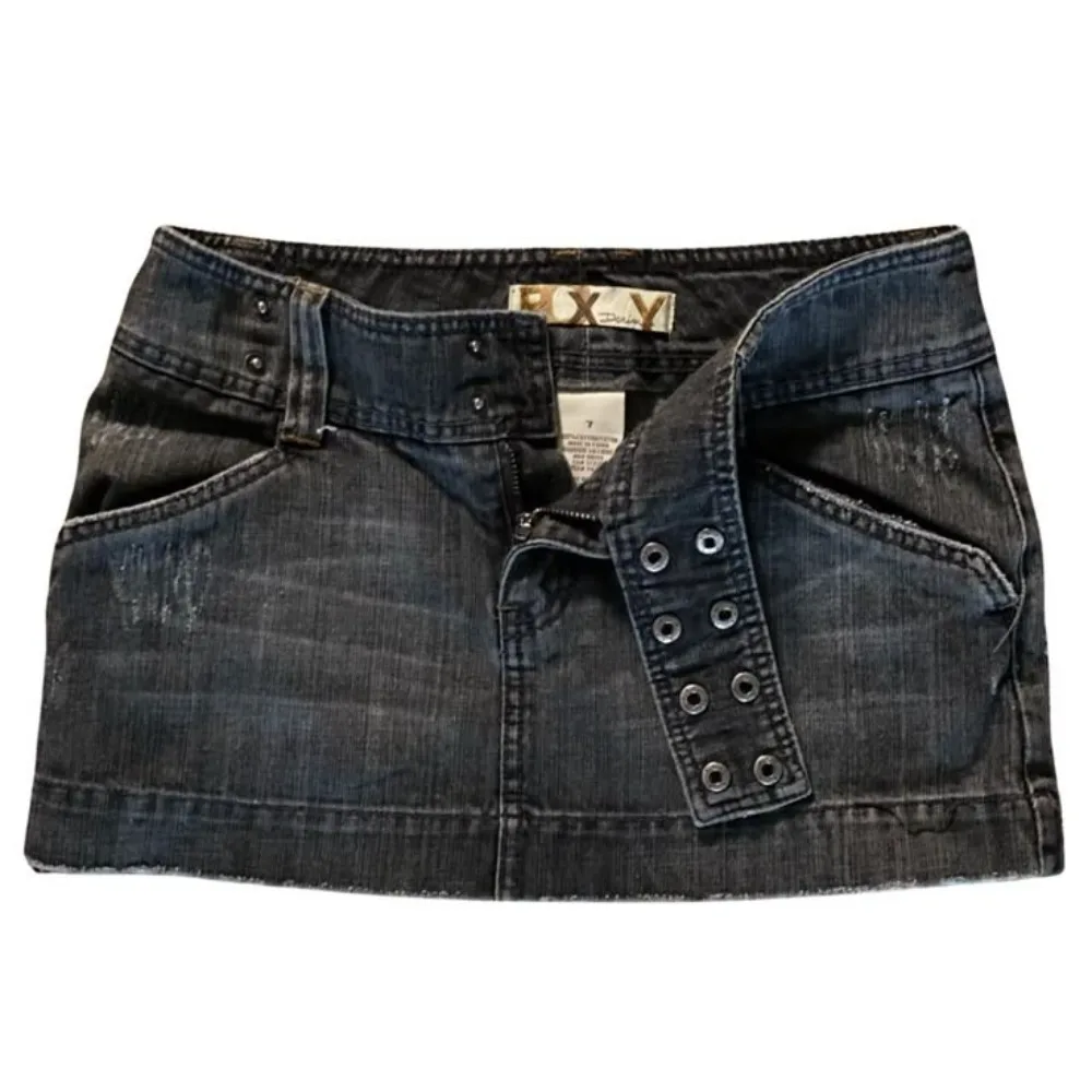 Jupe courte applique imprimé denim goth street hip hop hoparajuku vintage taille haute y2k mini sexy ample décontracté jupe femme