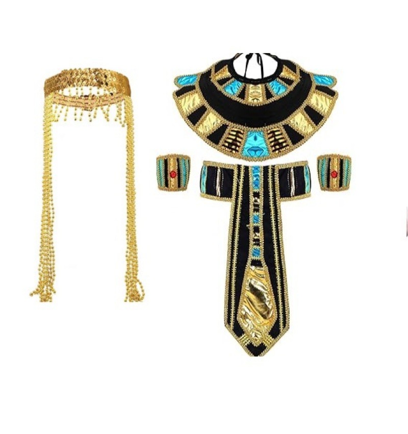 Costume égyptien pour adultes, Kokor romain, robe de paupières cosplay, tenue d'Halloween, accessoire
