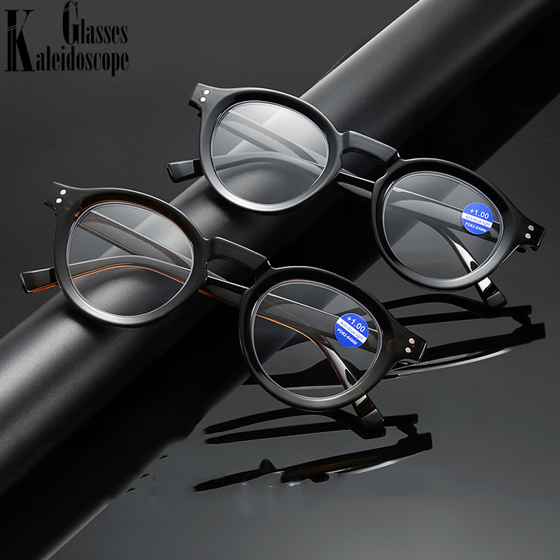 Lunettes de lecture ovales Vintage pour femmes et hommes, Anti lumière bleue, presbytie, ordinateur, hypermétropie, dioptrie + 1.0 + 1.5 + 2.0 + 2.5