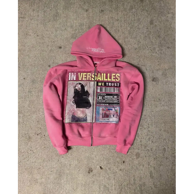Sweat à capuche avec fermeture éclair pour femmes, Streetwear américain, mode Harajuku imprimée, Style Hip Hop, décontracté, coupe ample, 2025