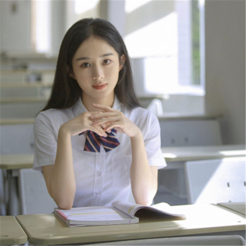 Chemise blanche japonaise JK pour femmes, manches longues et courtes, haut blanc pur, chemise d'étudiante blanche assortie à toutes les tenues, vêtements de cosplay JK