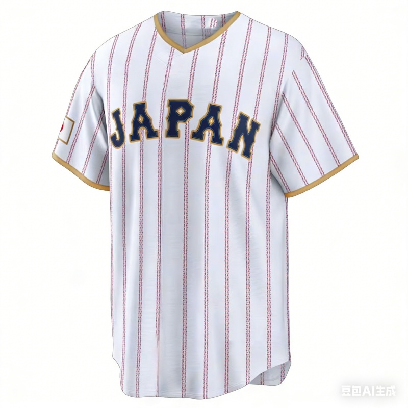Nouveau Maillot de Baseball Japonais 2026 Ohtani 16 Blanc à Rayures pour Homme, Version Fan WBC, Manches Courtes, Vêtement de Sport