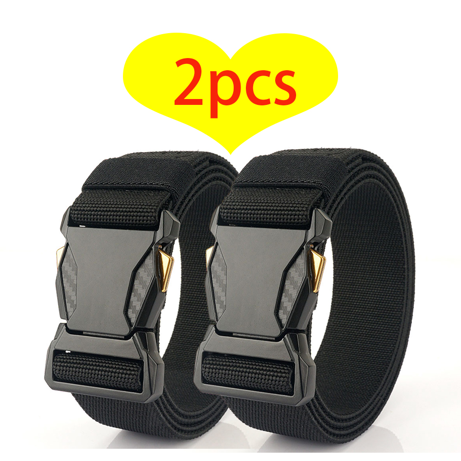 Ceinture tactique pour hommes pour les sports de plein air ; Ceinture pour jeans ; Ceinture polyvalente décontractée pour l'exercice et l'entraînement