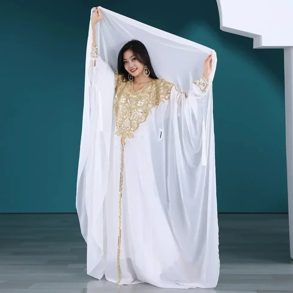 Robe de danse du ventre Sidi amnce Geldress, cheveux du golfe Persique flick khaleegy haligi, vêtements de scène de compétition