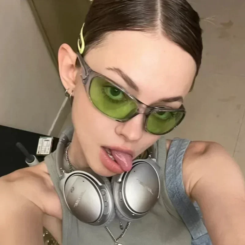 Nouvelles lunettes de soleil pour femmes, lunettes de soleil de luxe de marque, lunettes de soleil carrées enveloppantes, lunettes de soleil UV400, lunettes de soleil de créateur pour femmes