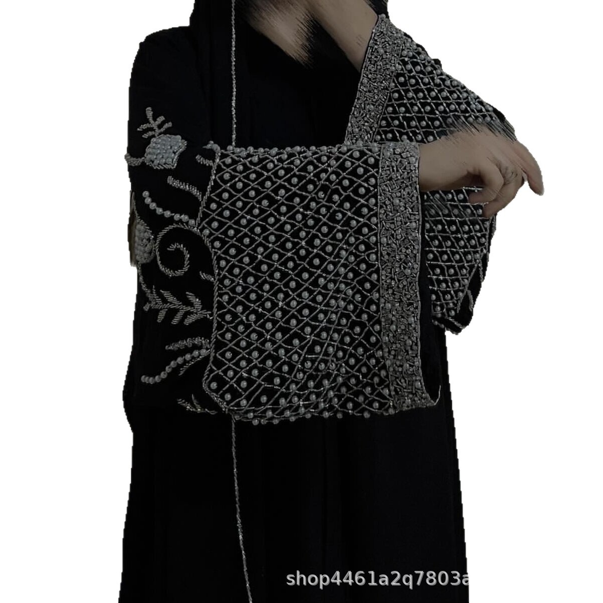 Abaya Eid pour femme, Robe Kaftan avec perles de diamant, Jalabiya de fête, Robe longue musulmane de Dubaï, Caftan du Maroc, Abayas Ramadan 2026