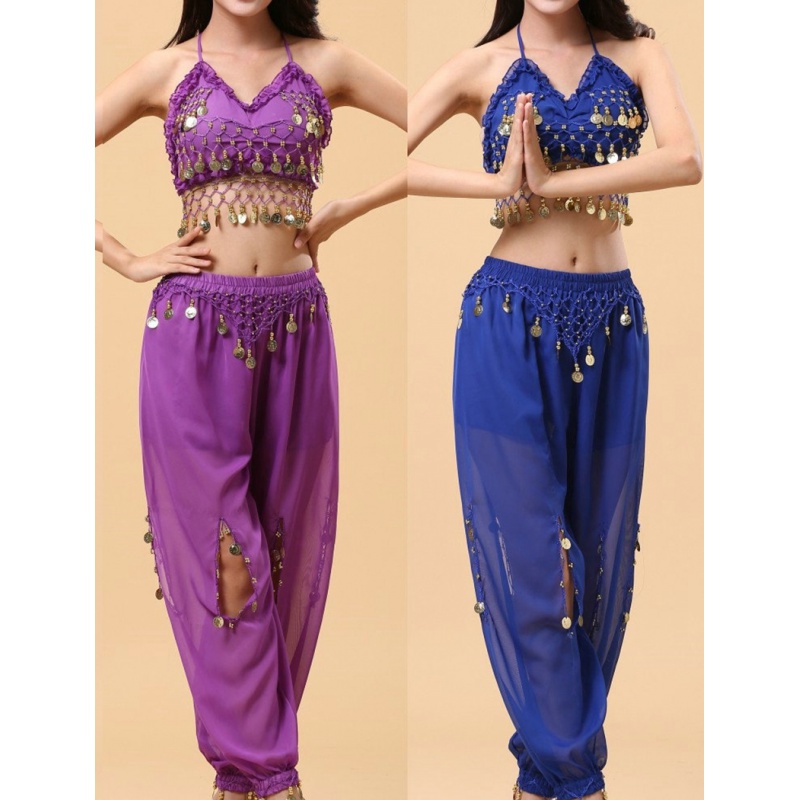 Costumes de brevProfessionnelle pour Femme, Costumes de brevdu Ventre, Costumes Indiens, Moins de Robe ywood pour Adultes, Ensemble 2 Pièces