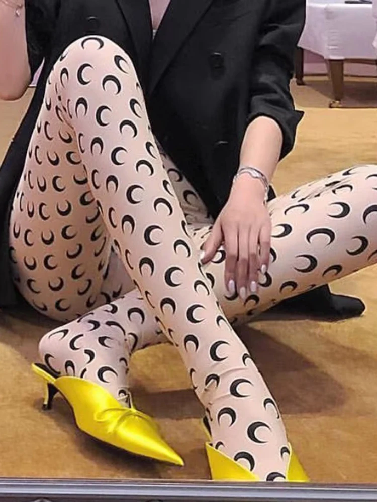 Combinaison élastique imprimée à la mode pour femmes, leggings d'été décontractés, sans couture, assiste, minces, taille haute, nouveau