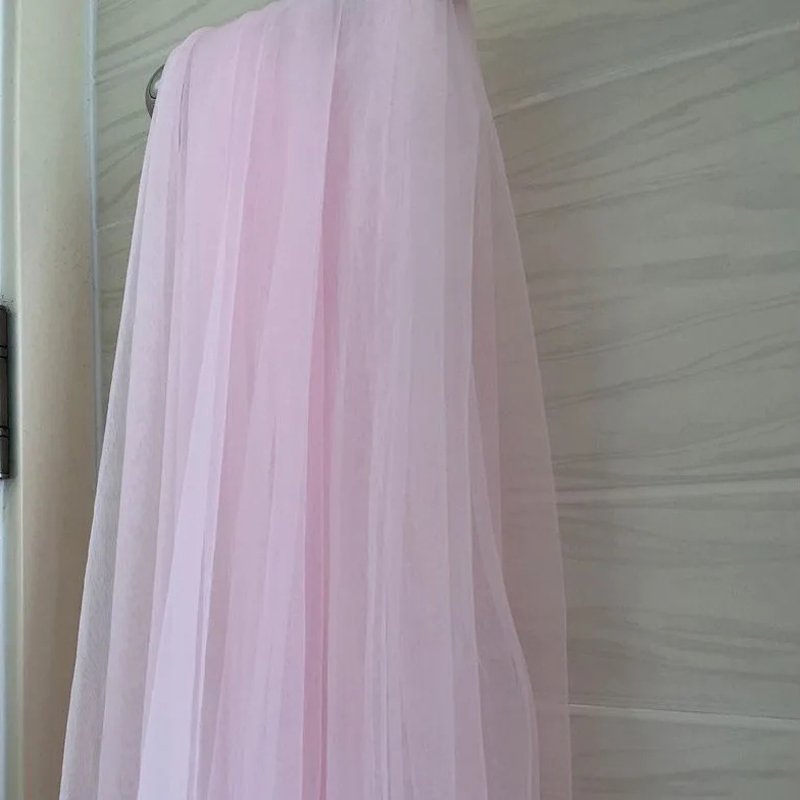 Tissus en tulle doux pour mariage et célébrations, rideaux, vêtements, blanc, rose, champagne, voile en maille, voile de chaise, voile en fil, voile à mailles fines
