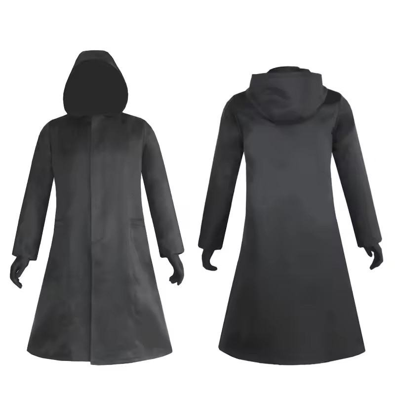 Costume noir de bouffon, tenue de Cosplay, uniforme de travail d'halloween, Costume de spectacle de personnage de jeu de rôle, vêtements de danse moderne