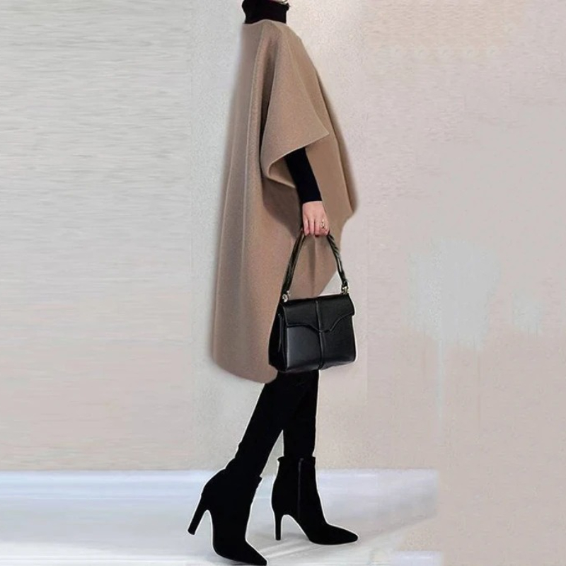 Manteau ample pour femmes au début du printemps 2025, nouvelle veste en laine irrégulière au Design de Niche