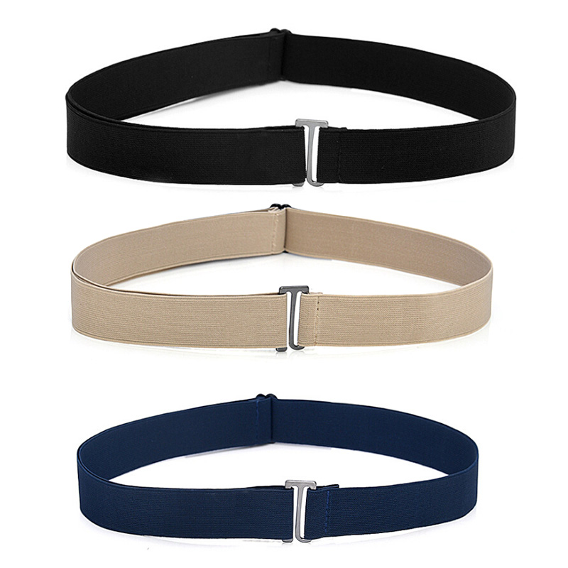 Ceinture Invisible en plastique pour femmes et hommes, boucle élastique confortable, réglable, sans présentation, pour Jeans, nouvelle collection