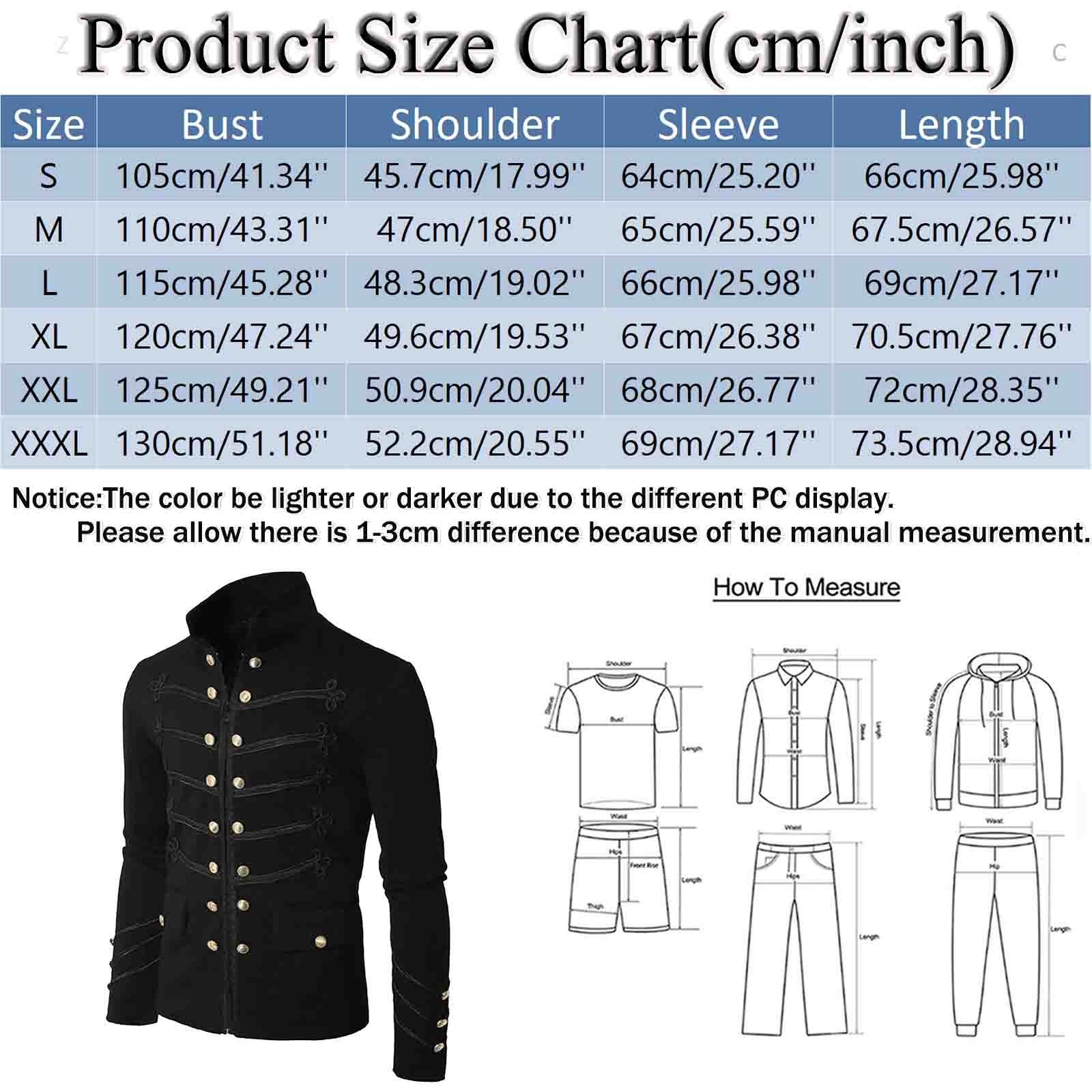 Steampunk hommes vestes gothiques médiévale Vintage col montant manteau hommes rétro Punk veste à glissière boutons décor homme vêtements
