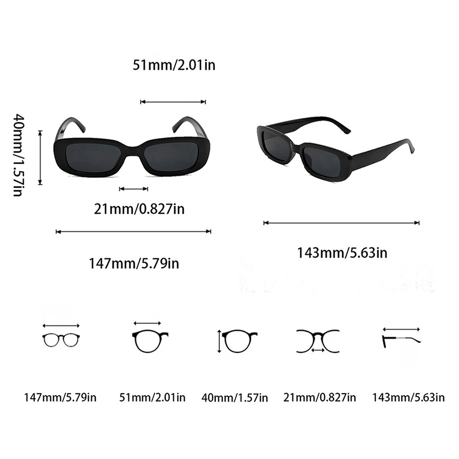 Lunettes de soleil carrées 10 pièces, lunettes décoratives et à la mode adaptées aux voyages quotidiens et aux nuances de jeu, accessoires de plage