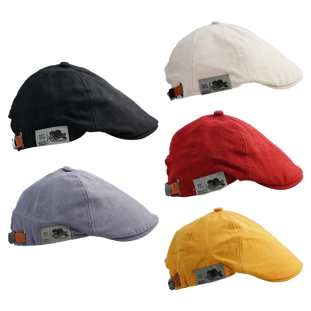 Béret style urbain respirant, réversible, casquette tendance hip-hop pour hommes et femmes, idéal pour l'été et l'automne, usage quotidien
