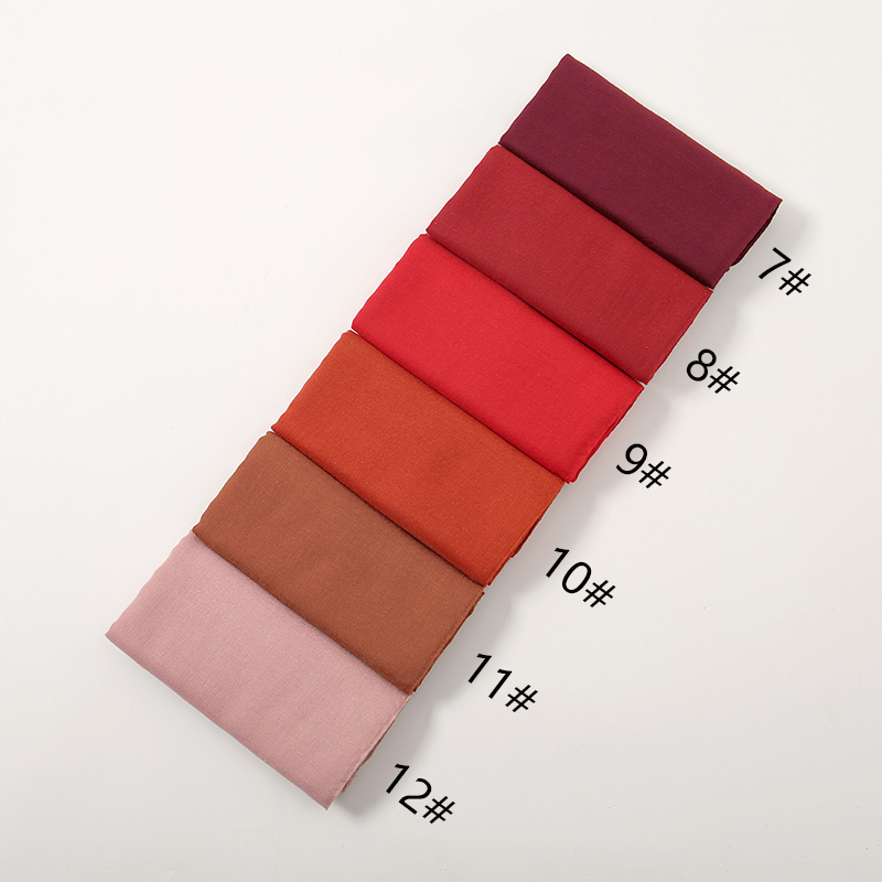 Nouveau coton Hijabs écharpe solide Foulard enveloppes grande taille plaine longs châles femmes musulmanes Hijab Islam Turban Foulard Ramadan Eid