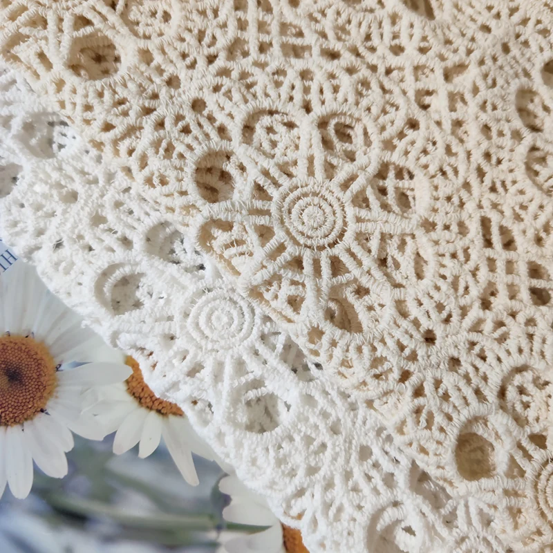 Haut en tricot au crochet Boho pour femme, broderie florale, manches courtes, pull ouvert-107, tenue de vacances d'été Y