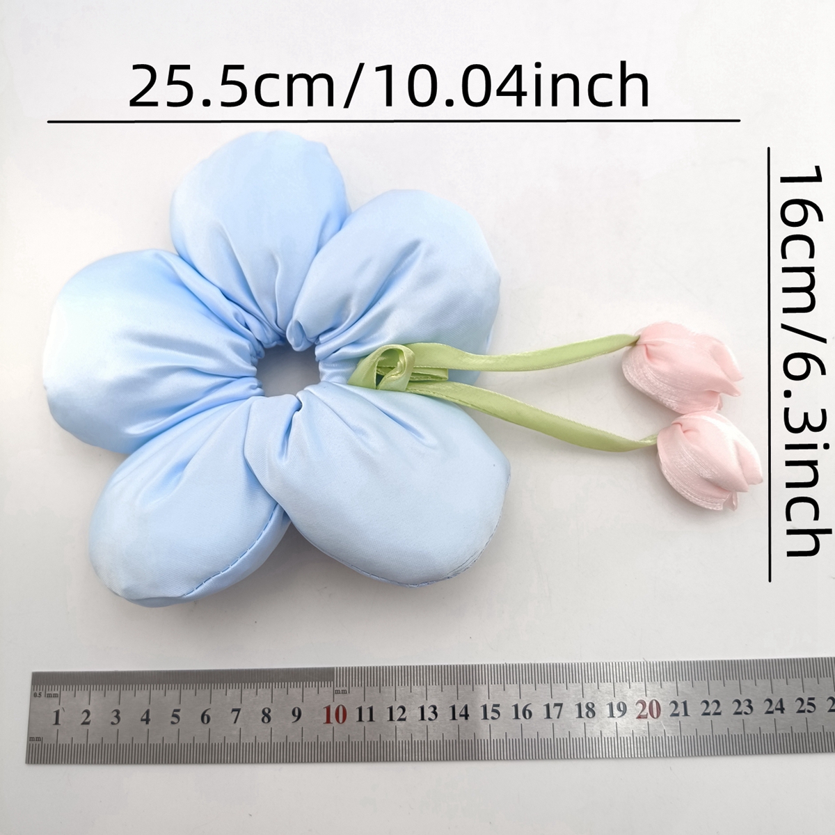 Glands doux tulipe cheveux corde tissu nœud papillon fleur anneau de cheveux accessoires de cheveux coiffure élastique bandeau de cheveux femmes