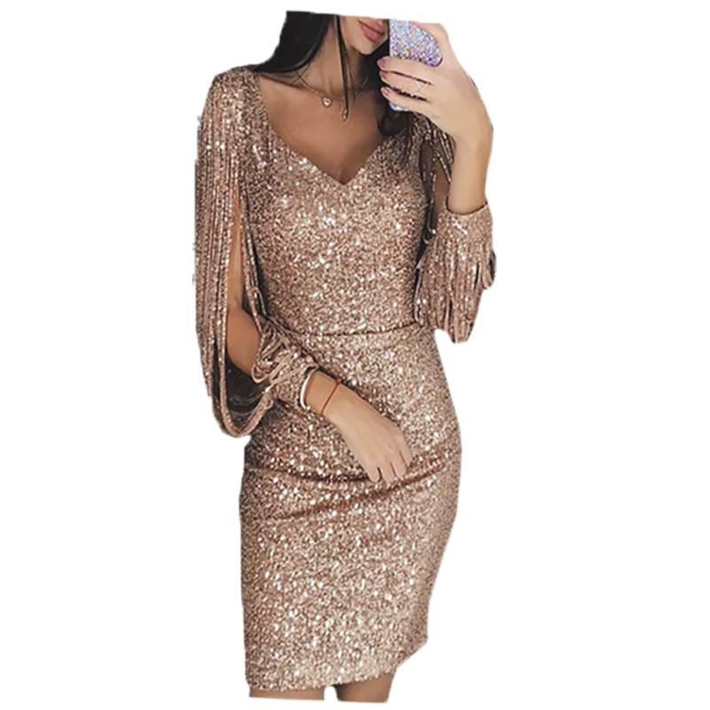 Robe à manches longues brodée sur mesure, 6665