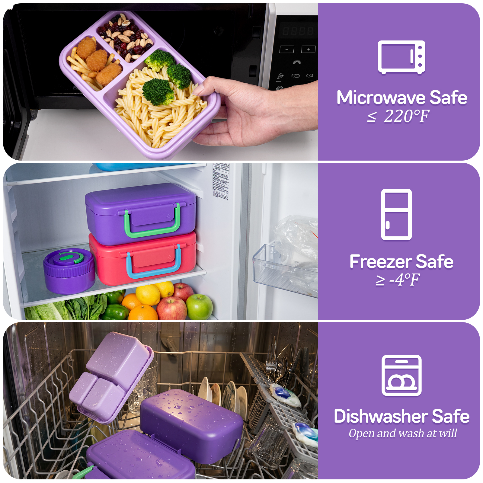 Ensemble de boîtes à lunch pour enfants avec isolation thermique et compartiments pour aliments, anti-fuite. Mini bol à soupe en acier inoxydable adapté