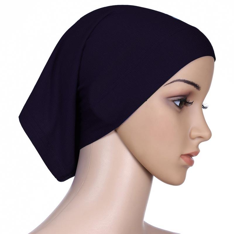 Femmes musulmanes foulard sous-écharpe extensible Hijab couverture bandeau sous-écharpe casquette châle Islam écharpe bandeau intérieur Bonnet