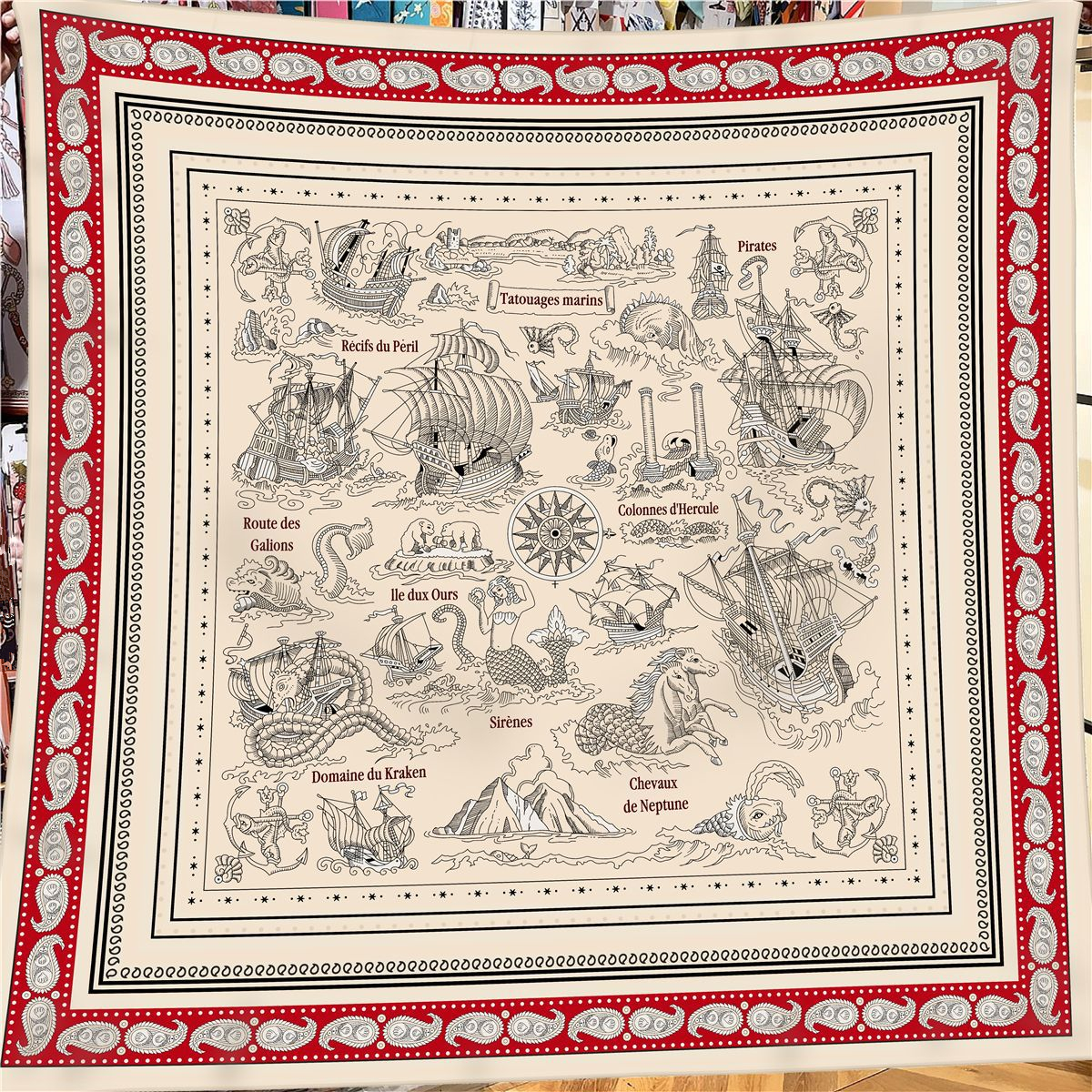 130cm hiver garder au chaud écharpe femmes marque soie cachemire carré écharpe châle luxe Paisley foulards enveloppes Pashmina Hijab Bandana