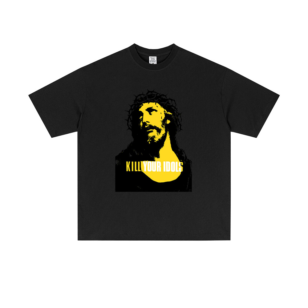 Offre spéciale tuer votre idole même Style graphique T-shirts hommes femmes rétro gothique Rock métal T-shirts hommes décontracté coton t-shirts hauts