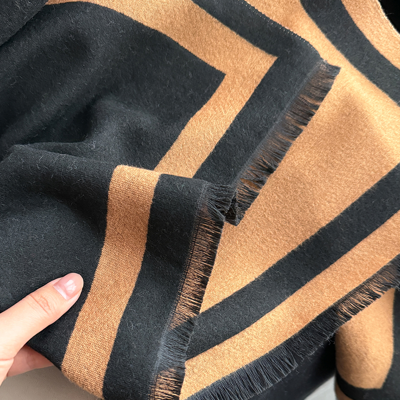 Écharpe chaude en cachemire de luxe pour femmes, couleur unie, châle et enveloppes à la mode, couverture pour dames, Pashmina d'hiver, Bandana Bufanda, nouvelle collection