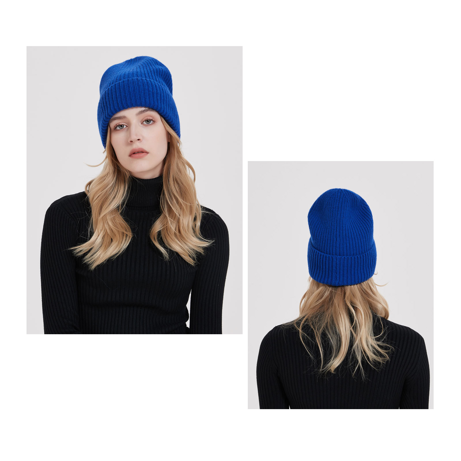 Bonnets en laine pour femmes et hommes, Bonnet tricoté, chaud d'hiver